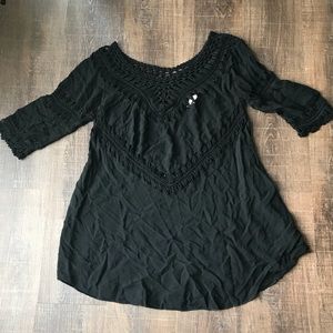 Umgee crocheted tunic top